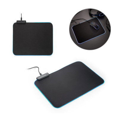 THORNE MOUSEPAD RGB. Gaming mouse mat with RGB LED lights in polyester